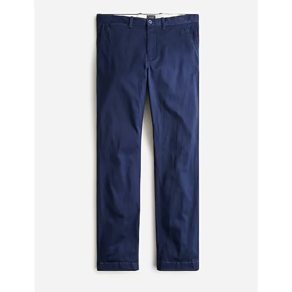 J Crew Mens 1040 Athletic Taper Stretch Chinos 36 x 32 NWT Pants Navy Blue AV209